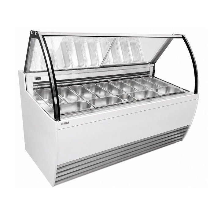 DW-13 | VITRINA EXHIBIDORA DE HELADOS DE 13 INSERTOS