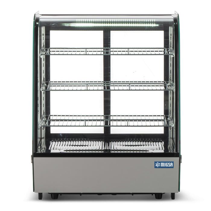 VITRINA REFRIGERADA CRISTAL CURVO - 4 NIVELES