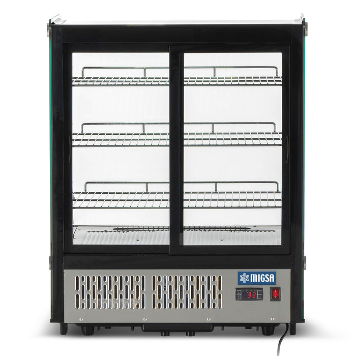 VITRINA REFRIGERADA CRISTAL CURVO - 4 NIVELES