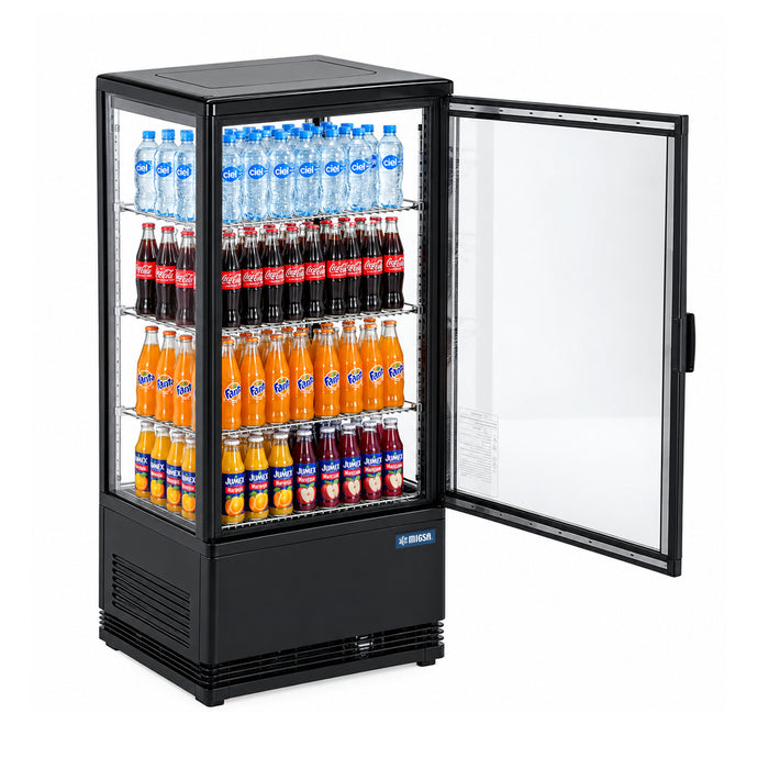 RT-78L-1R | REFRIGERADOR PANORÁMICO 1 PUERTA CURVA
