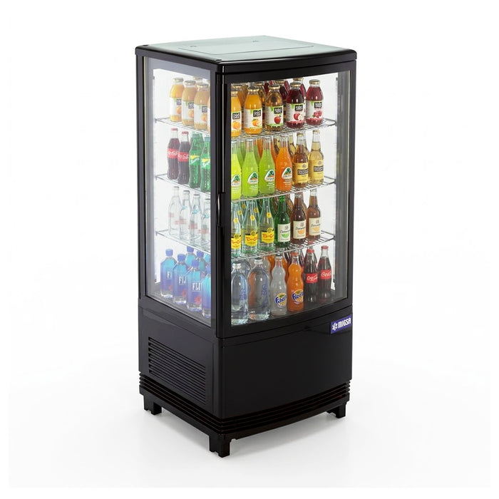 RT-78L 2R | REFRIGERADOR DE EXHIBICIÓN PANORÁMICA 2 PUERTAS CURVAS