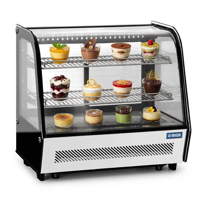 RTW-120L4 | VITRINA REFRIGERADA CRISTAL CURVO CON SISTEMA ANTIEMPAÑANTE FRONTAL