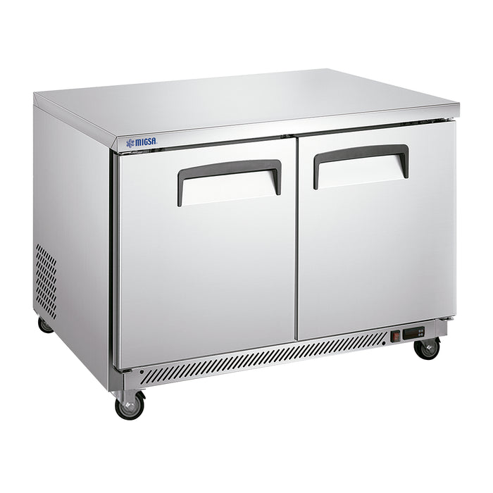 MESA FRÍA REFRIGERADA DE 2 PUERTAS DE 340 L