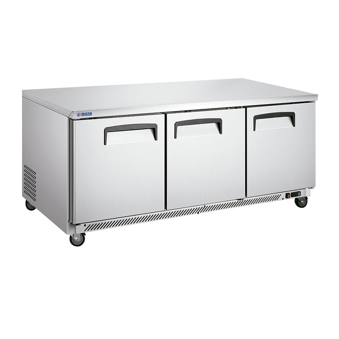 MESA FRÍA REFRIGERADA DE 3 PUERTAS DE 530 L